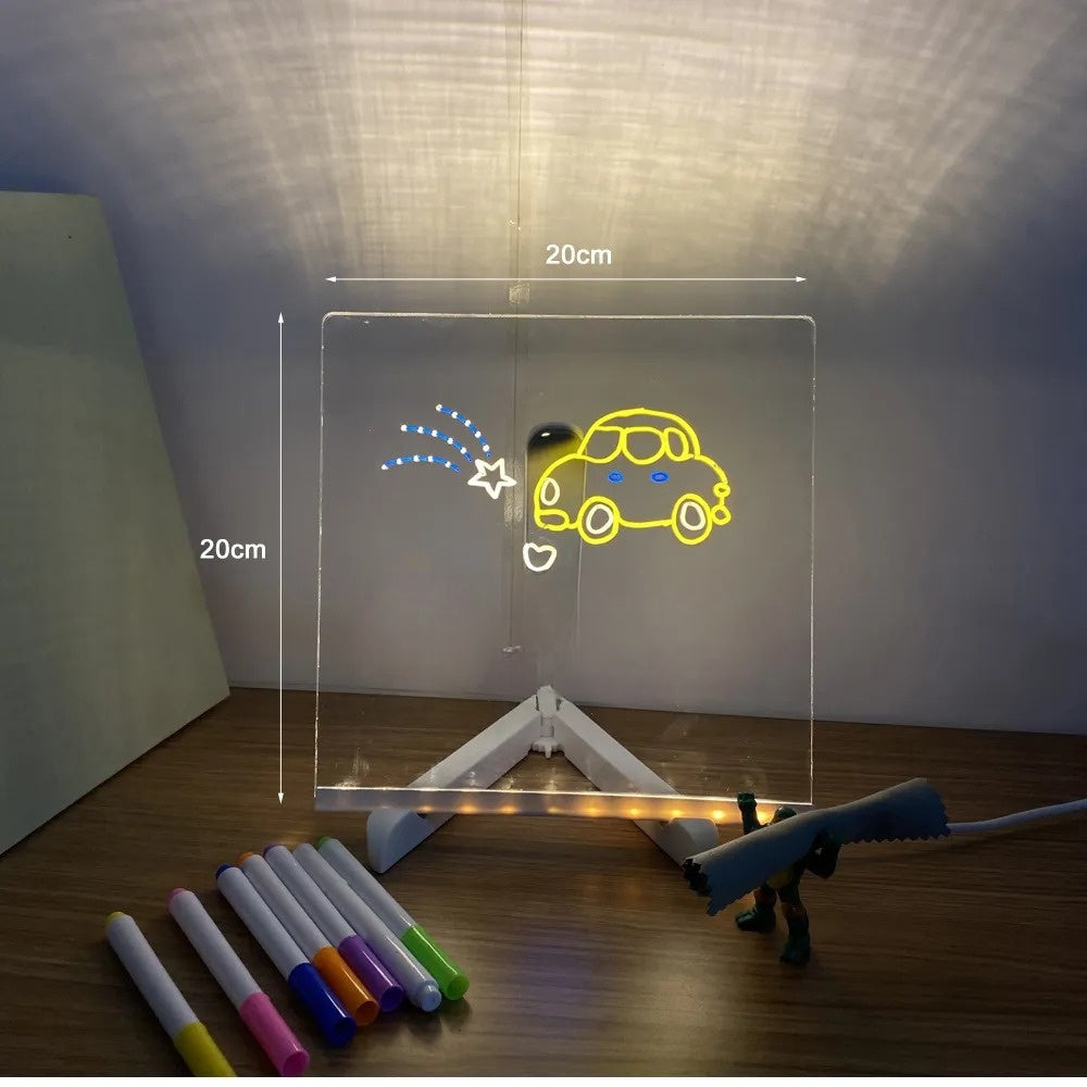 LED Tekenbord voor Kinderen met Magnetische Stift