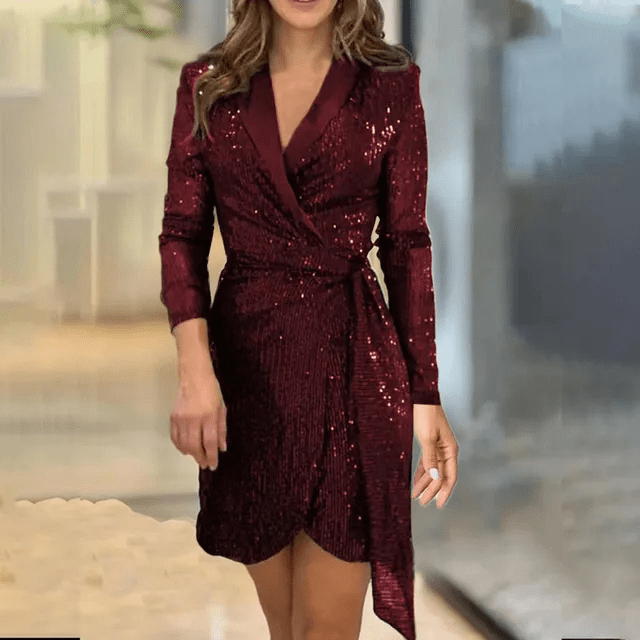 Dames Jurk Chique Blazerjurk Elegant Zwart