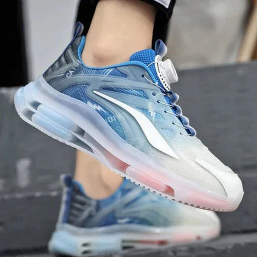 Herensneakers met Kleurverloop Effect Zwart Wit