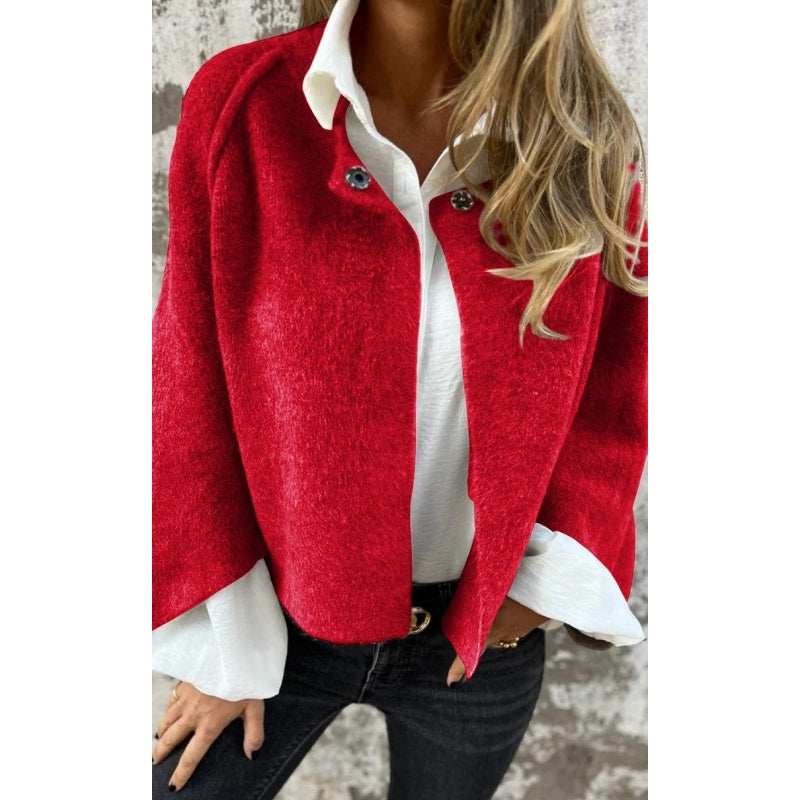 Elena | Cappotto corto monocolore