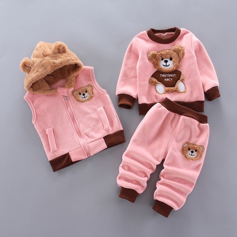 Kledingset Baby Jongen 3-delig Warme Winteroutfit