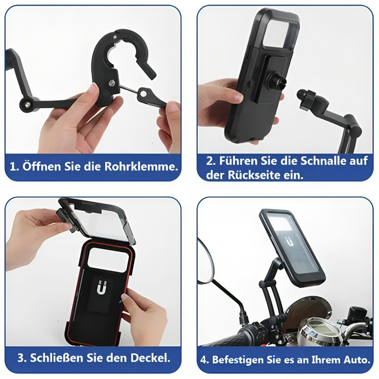 Smartphonehouder voor Fiets en Mountainbike Waterdicht
