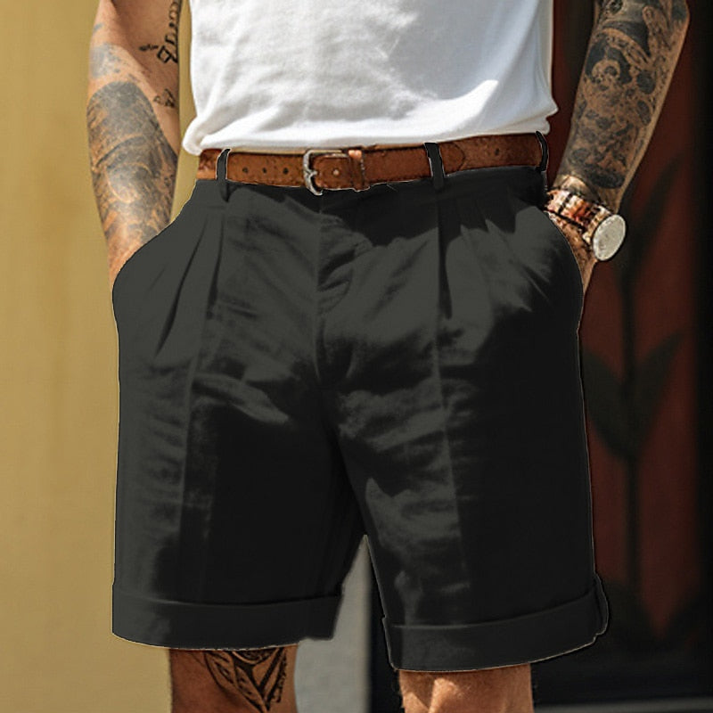 Klassieke Linnen-Katoenen Heren Shorts – Egon