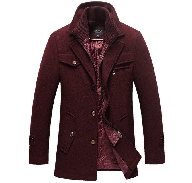 Ralph | Winter wool warm pea coat afbeelding 6