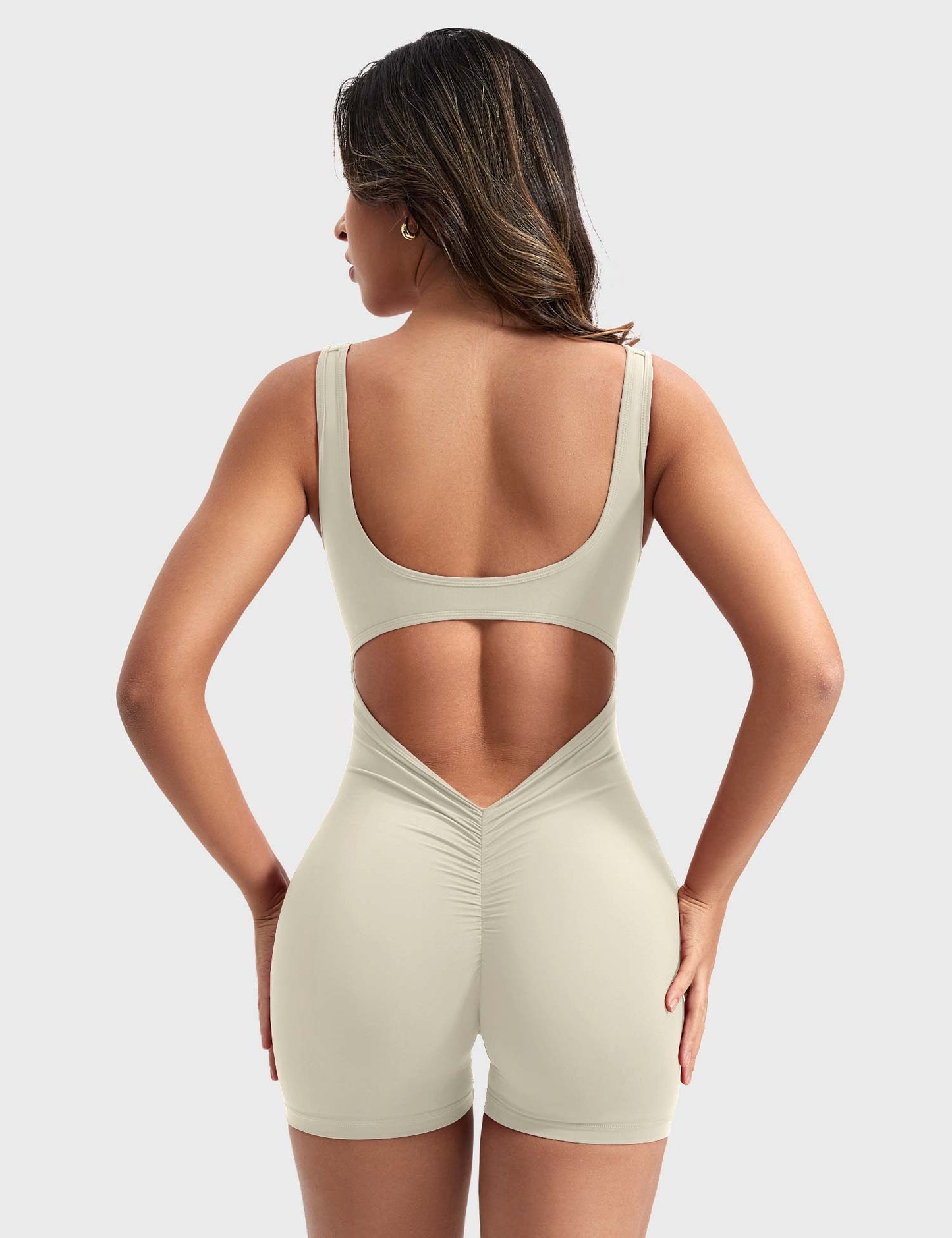 Caterina | Romper elegante con schienale a V