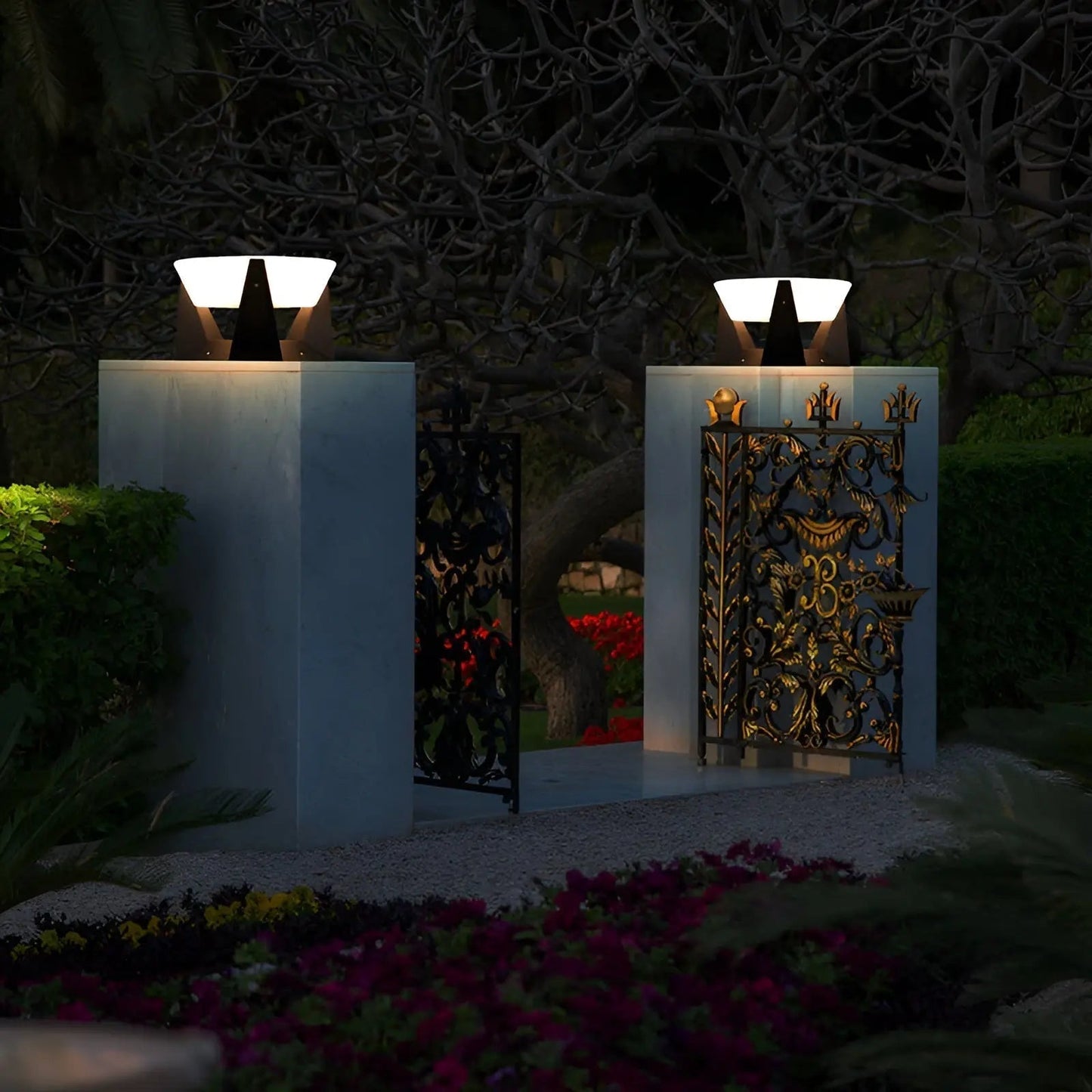 Solar Tuinlamp Zen Stijl Luxe LED Verlichting