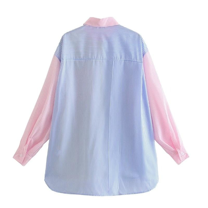 Kleurrijke Damesblouse Uniek Ontwerp Zomer