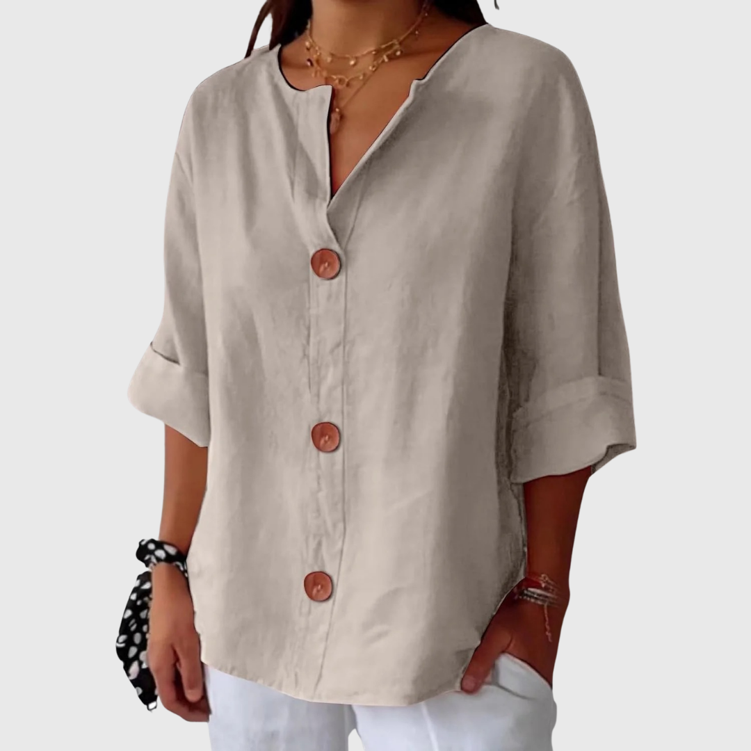 Dames Blouse Elegant Comfortabele Pasvorm