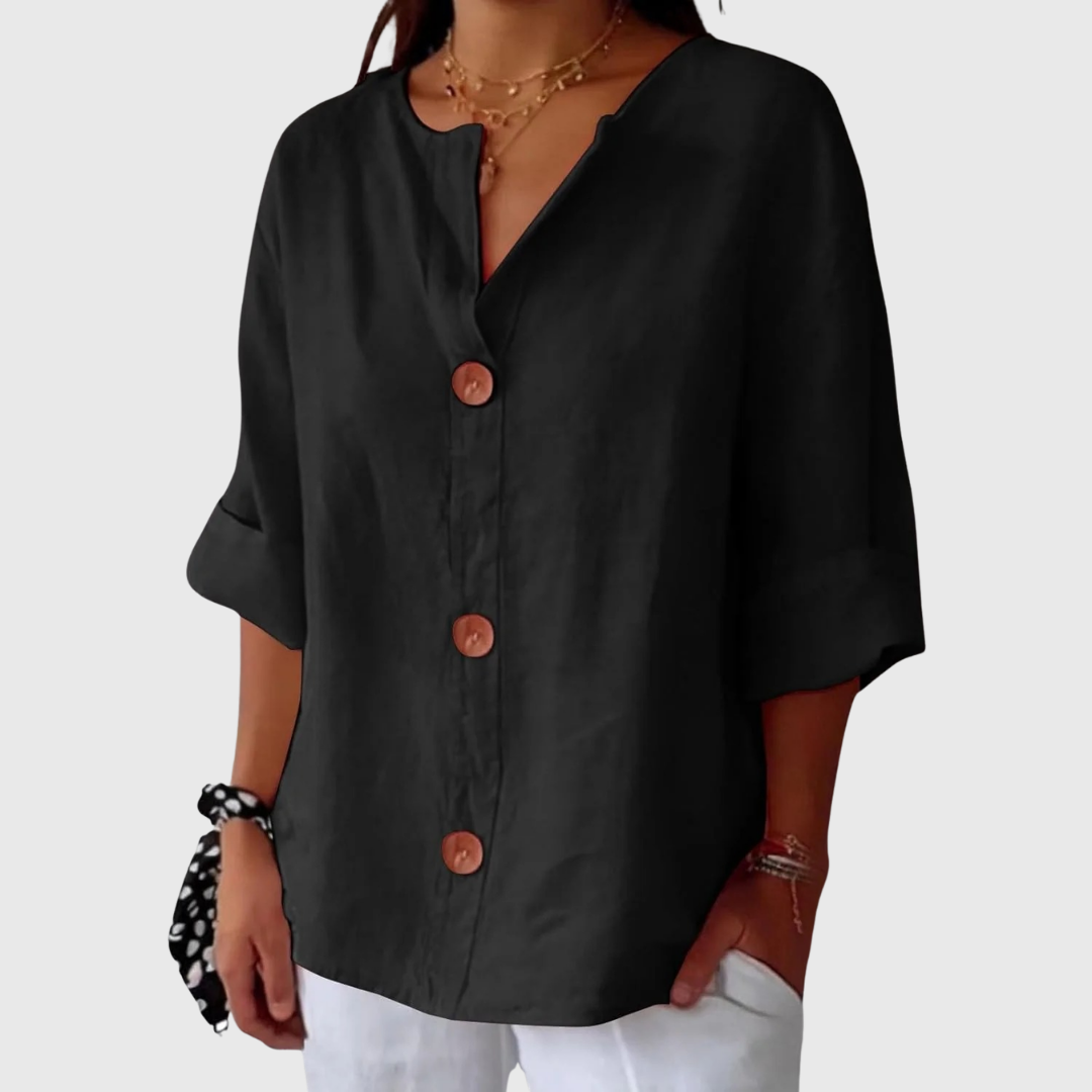 Dames Blouse Elegant Comfortabele Pasvorm