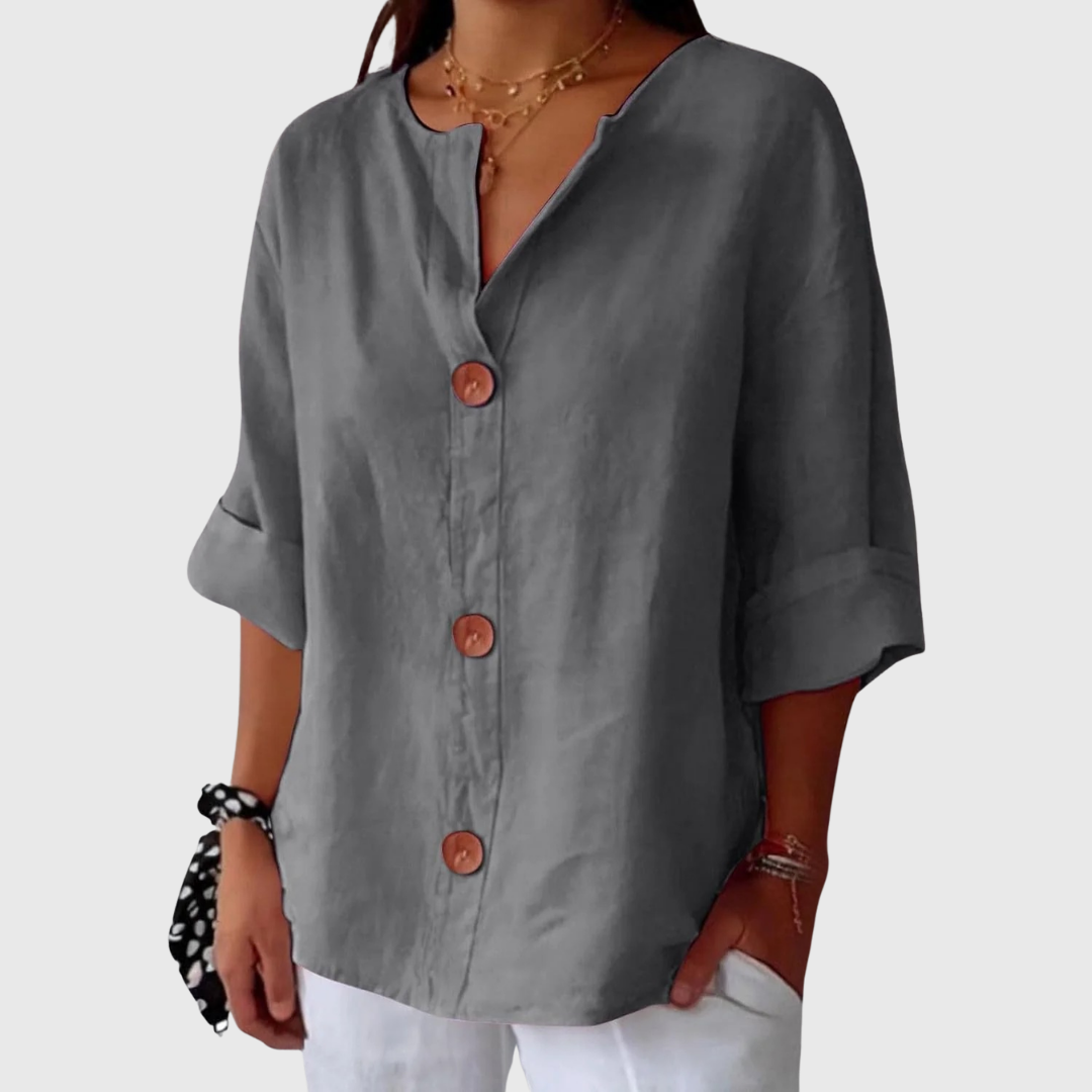 Dames Blouse Elegant Comfortabele Pasvorm