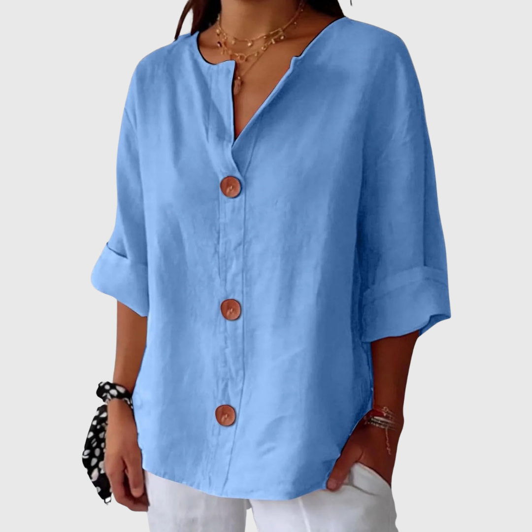 Dames Blouse Lichtgewicht Elegante Pasvorm