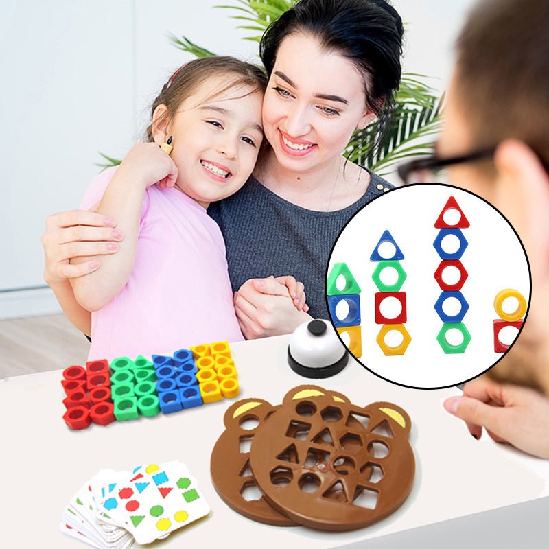Houten Vormenspel Montessori Voor Kinderen - Mode Vibes