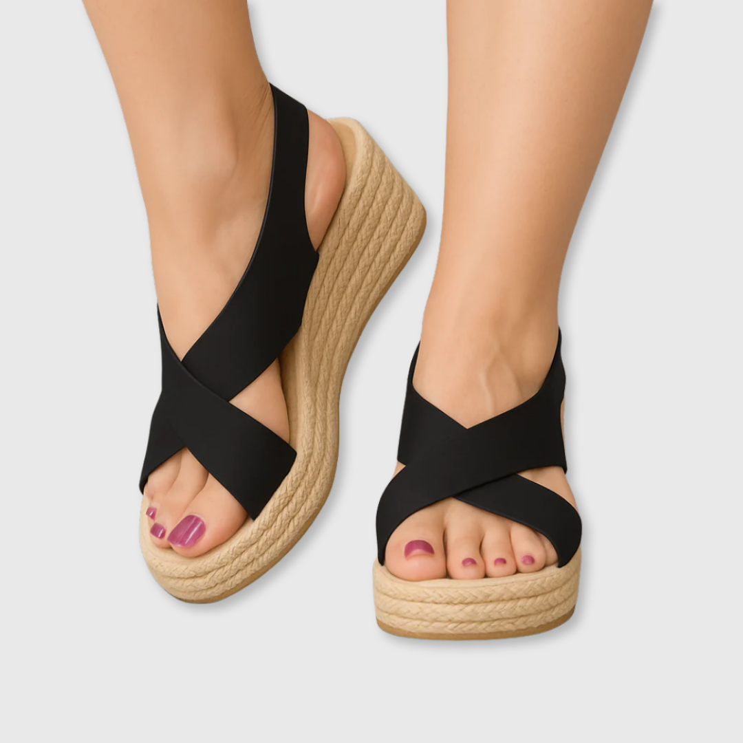 Dames Espadrille Sandalen Elegante Stijl - Mode Vibes
