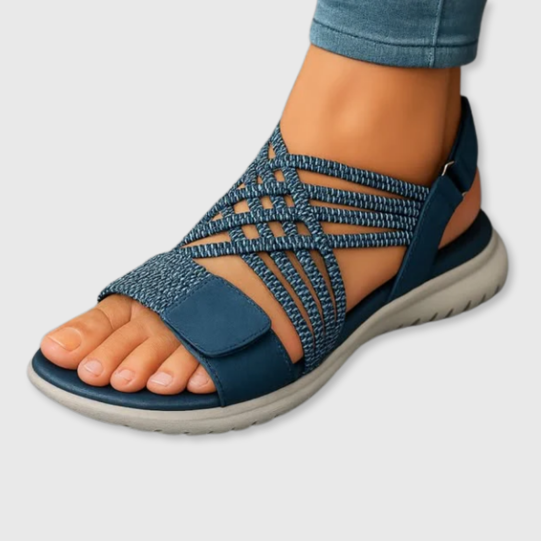Dames Sandalen Gevlochten Comfortabele Pasvorm - Mode Vibes
