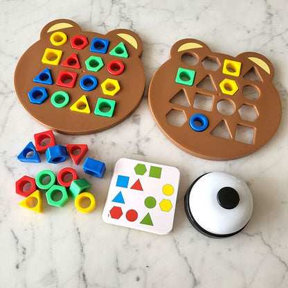 Houten Vormenspel Montessori Voor Kinderen