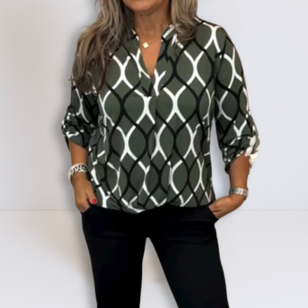 Dames Blouse Casual Losse Pasvorm - Mode Vibes
