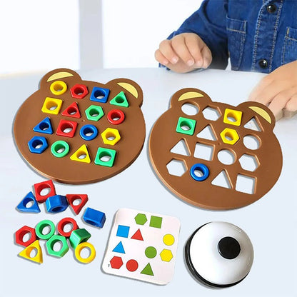 Houten Vormenspel Montessori Voor Kinderen