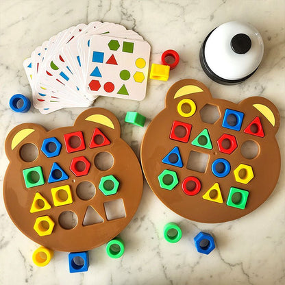 Houten Vormenspel Montessori Voor Kinderen