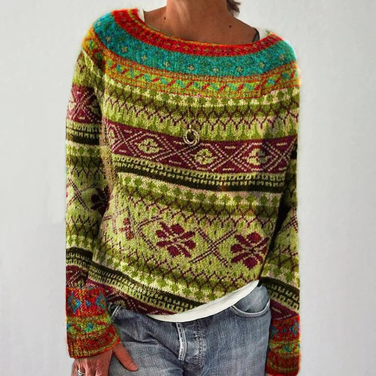 Dames Trui Unieke Print Mode Collectie - Mode Vibes