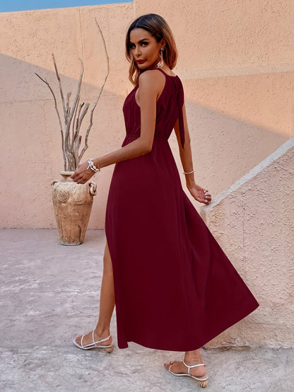 VELANORA - Taille Cami Met Gespleten Dijen