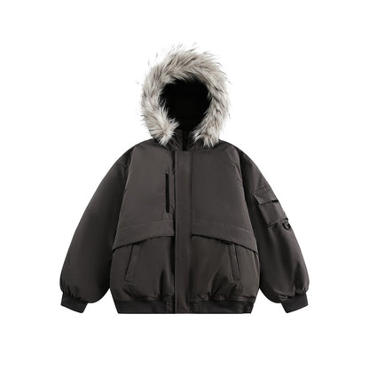 Dames Winterjas Imitatiebontkraag Warm en Trendy