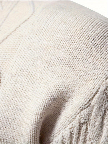 Gebreide Trui Heren Comfortabel Warme Wintertrui