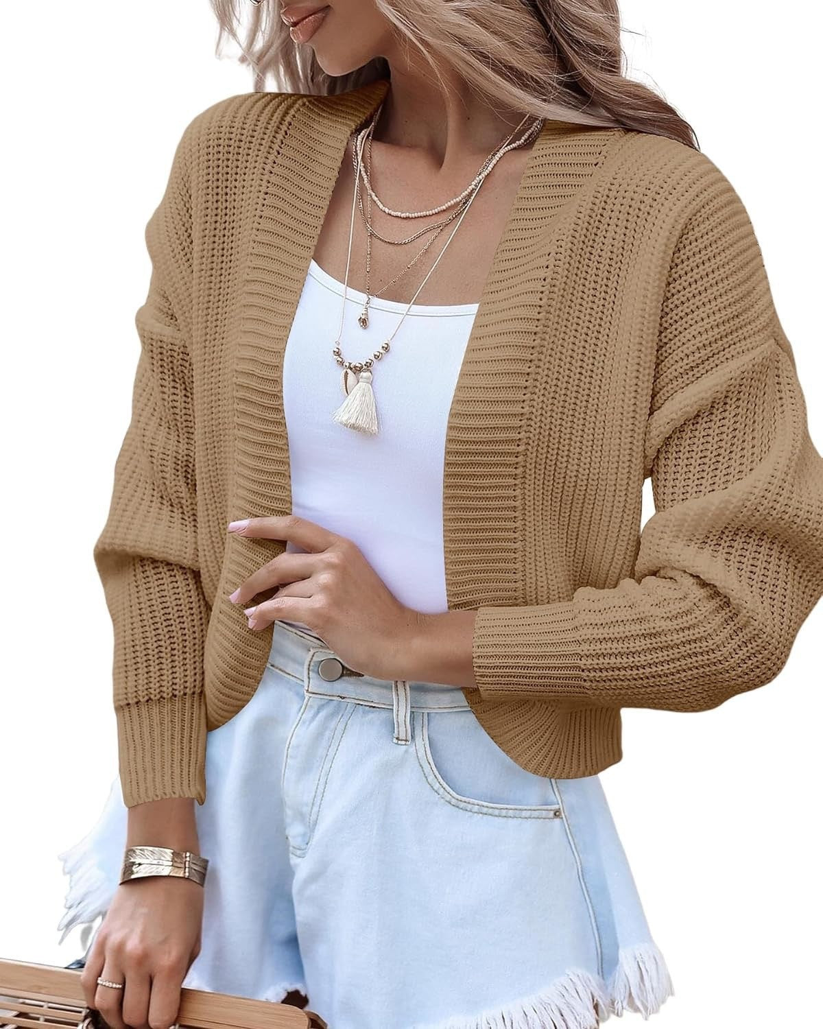 Dames Gebreide Vest Trendy Losse Pasvorm
