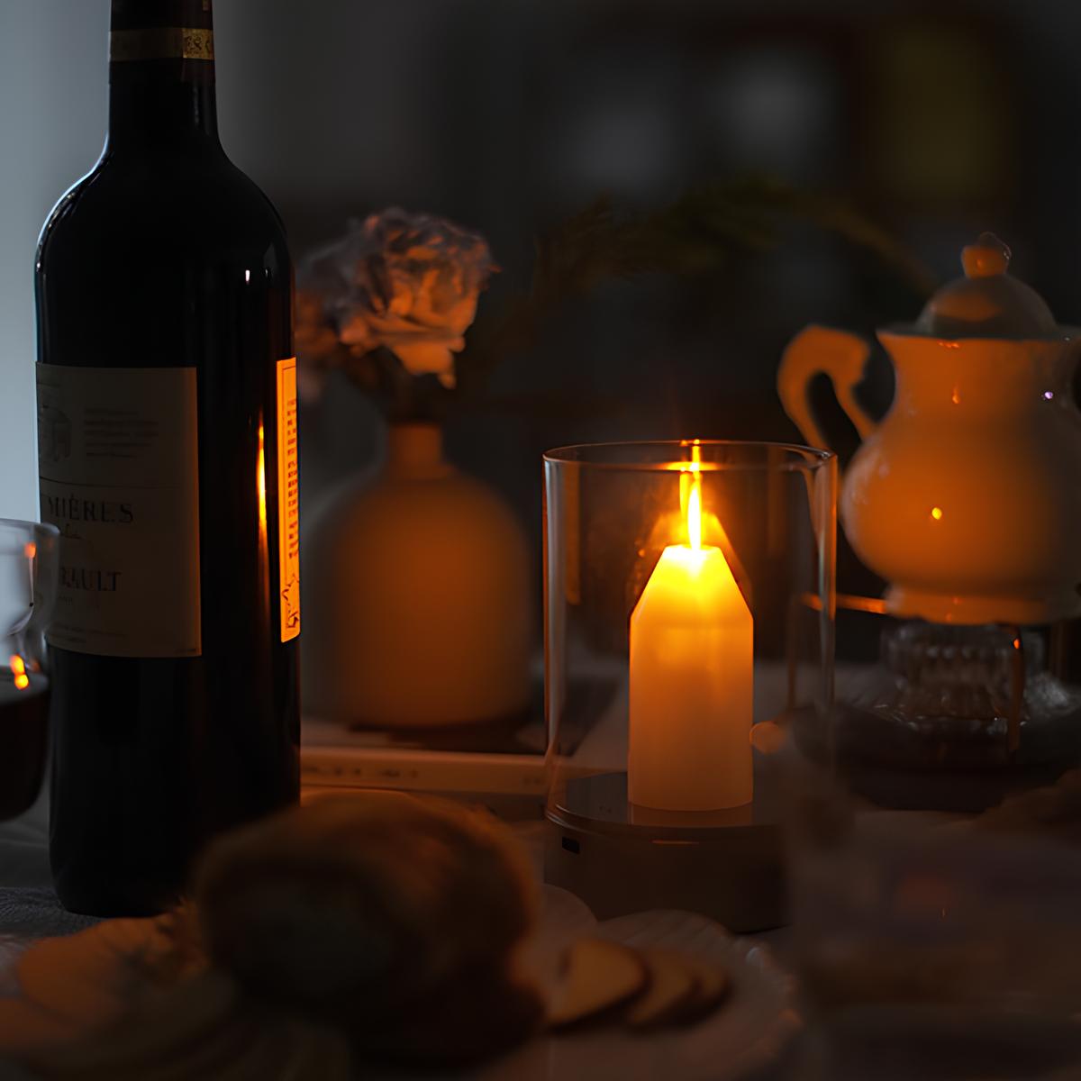 Draadloze LED Kaarslamp Dimbaar Warm Wit Licht