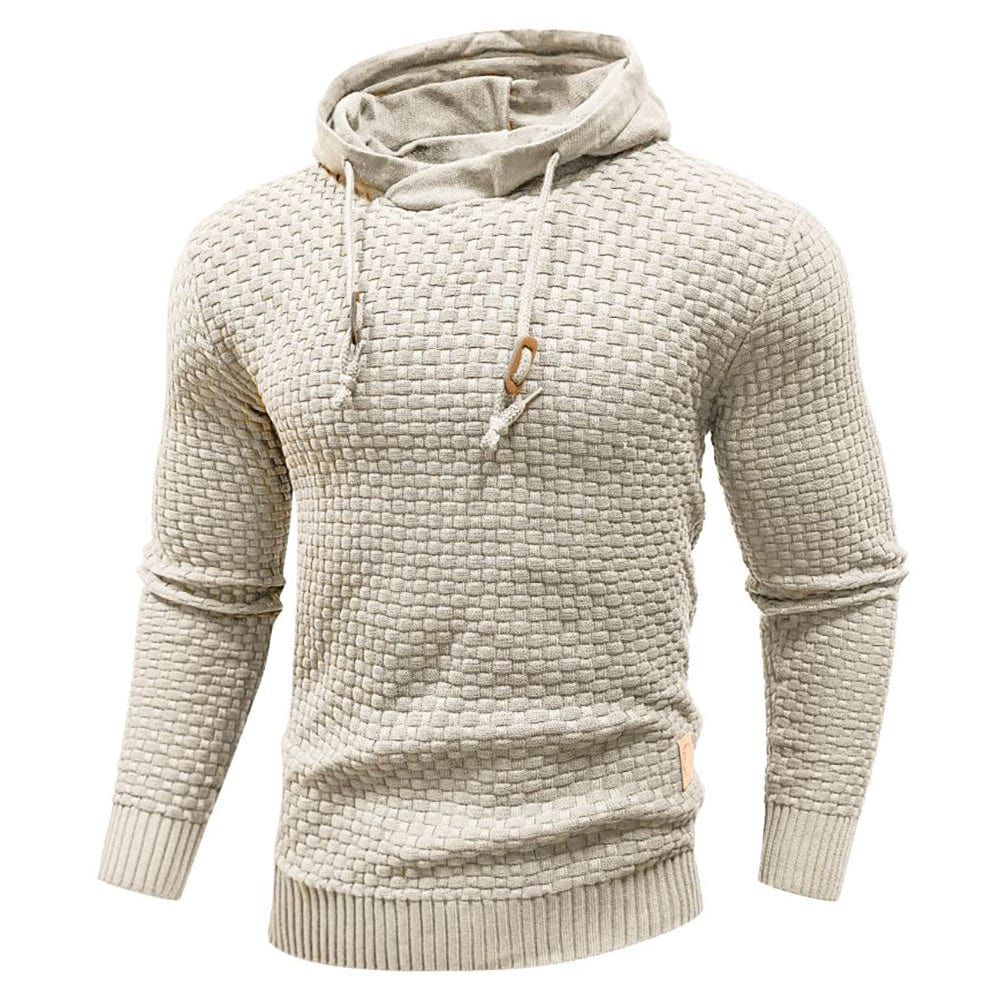 Mannen Hoodie Phantom Zwart Sportief
