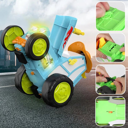 Stuntauto met Licht en Muziek voor Kinderen