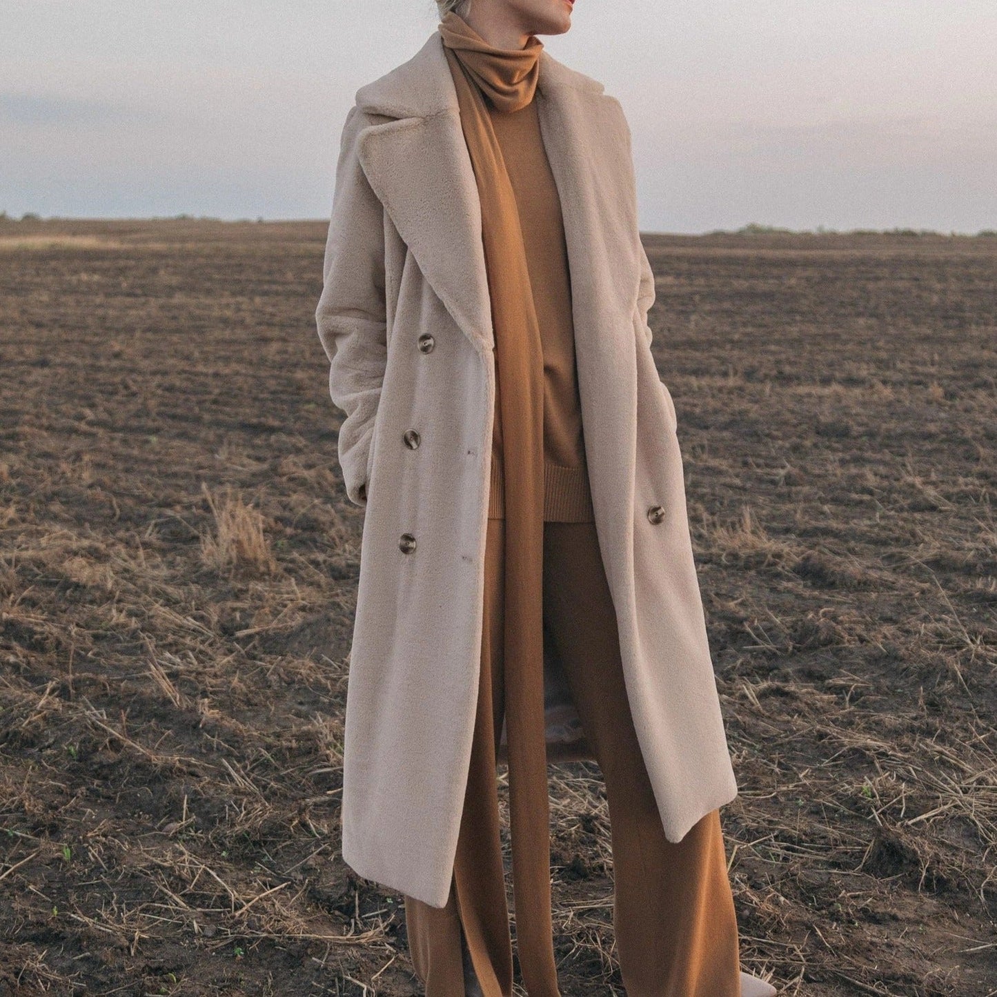 Dame Lange jas Fernanda Warm en Stylish