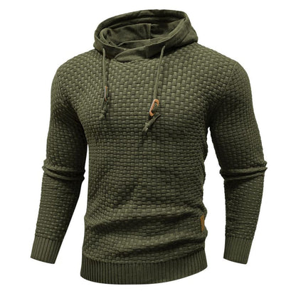 Mannen Hoodie Phantom Zwart Sportief