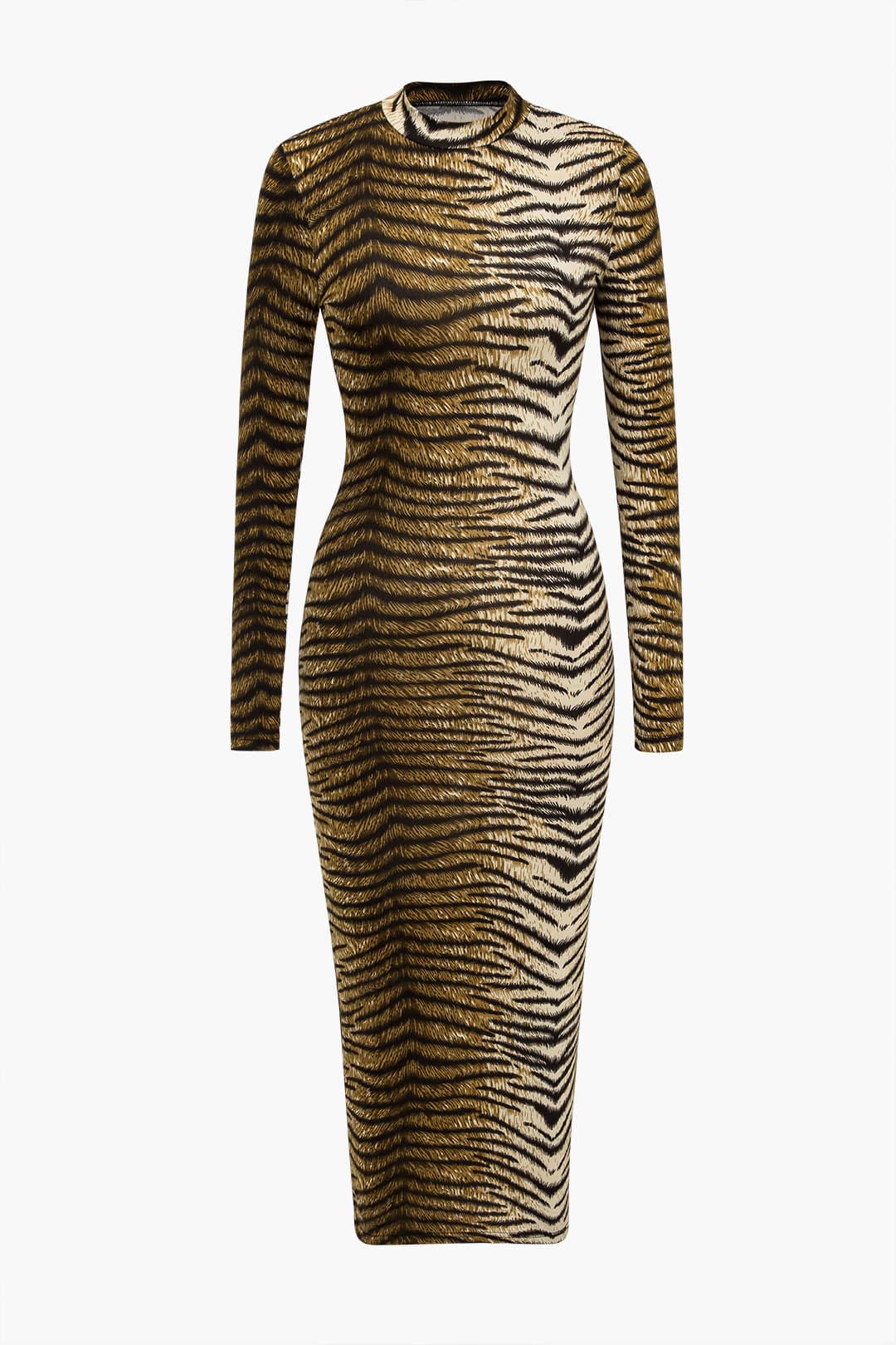 Leona Jurk Luipaard Print Midi Stijlvol Elegant