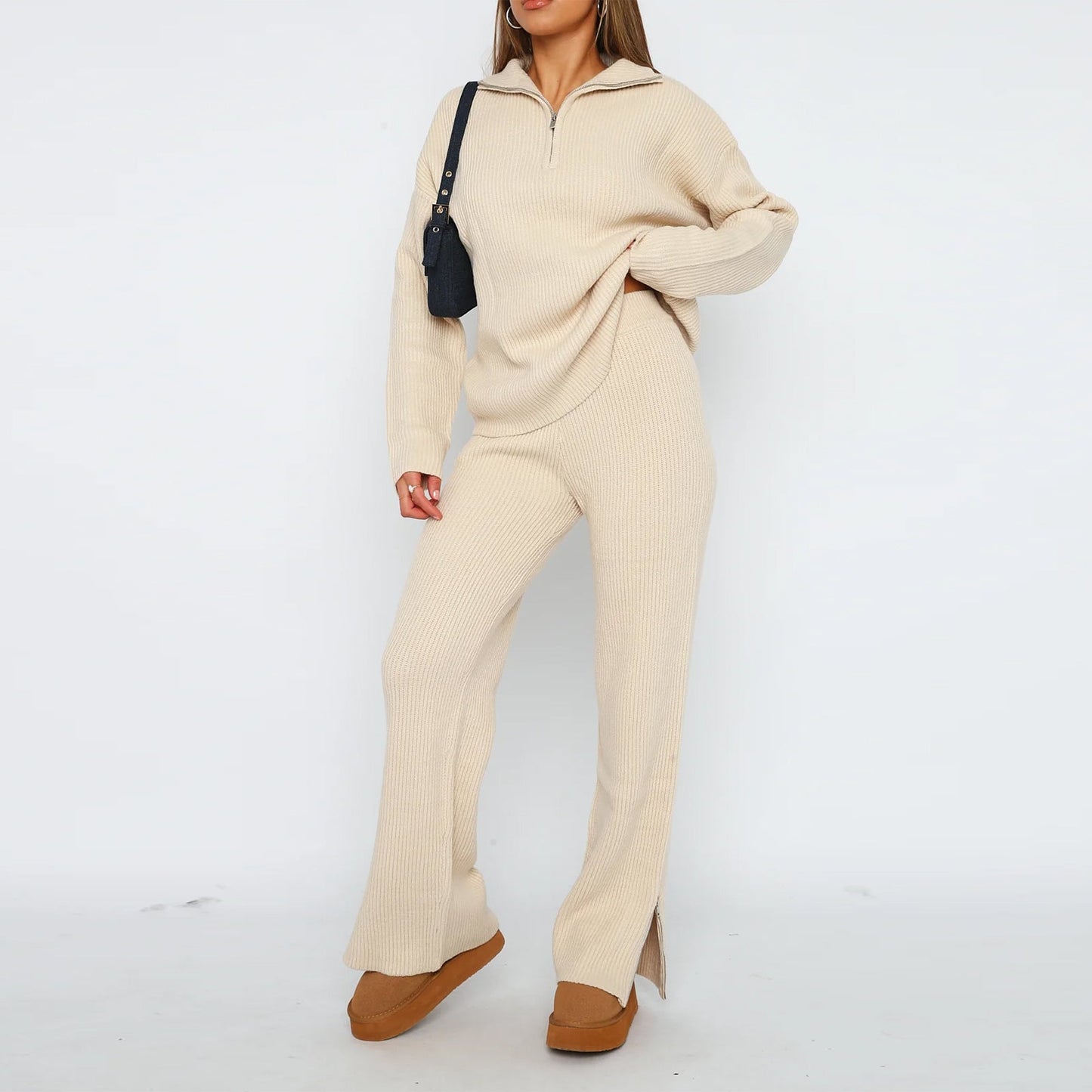 Luxe Uitlopende Set 2-delig Hermione Stijl - Mode Vibes