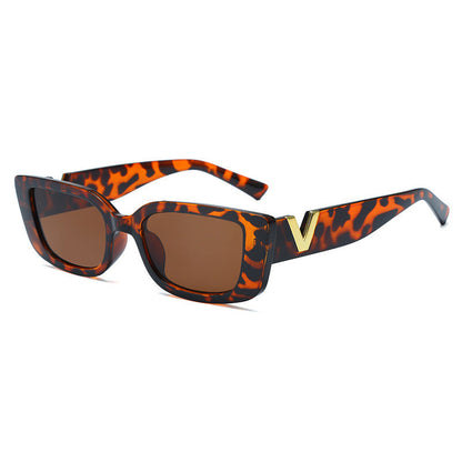 Dames Zonnebril Vierkant Bold Montuur Statement Stijl