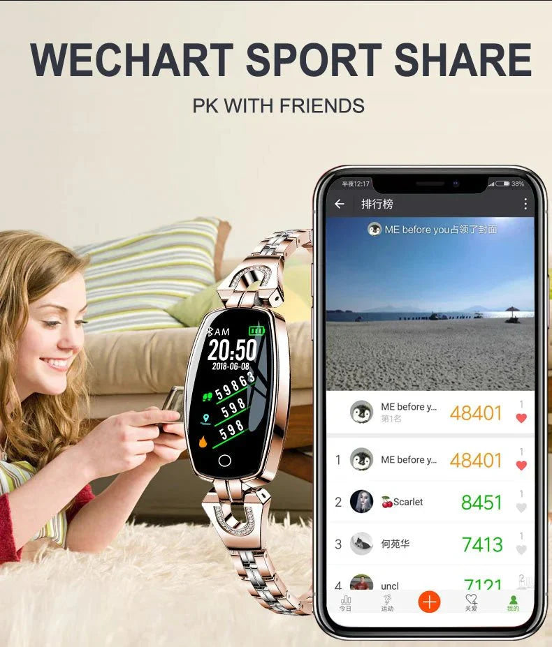 Waterdichte Fitness Tracker Armband voor Sporten
