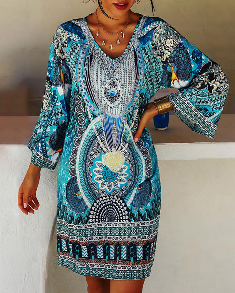 Zomerjurk Boho Stijl Losse Vrouwenjurk