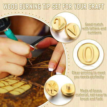 DIY Brandgraveerset AlphaCraft voor Hout en Metaal