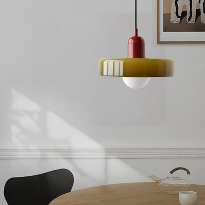 Kleurrijke Hanglamp van Glas Modern Design