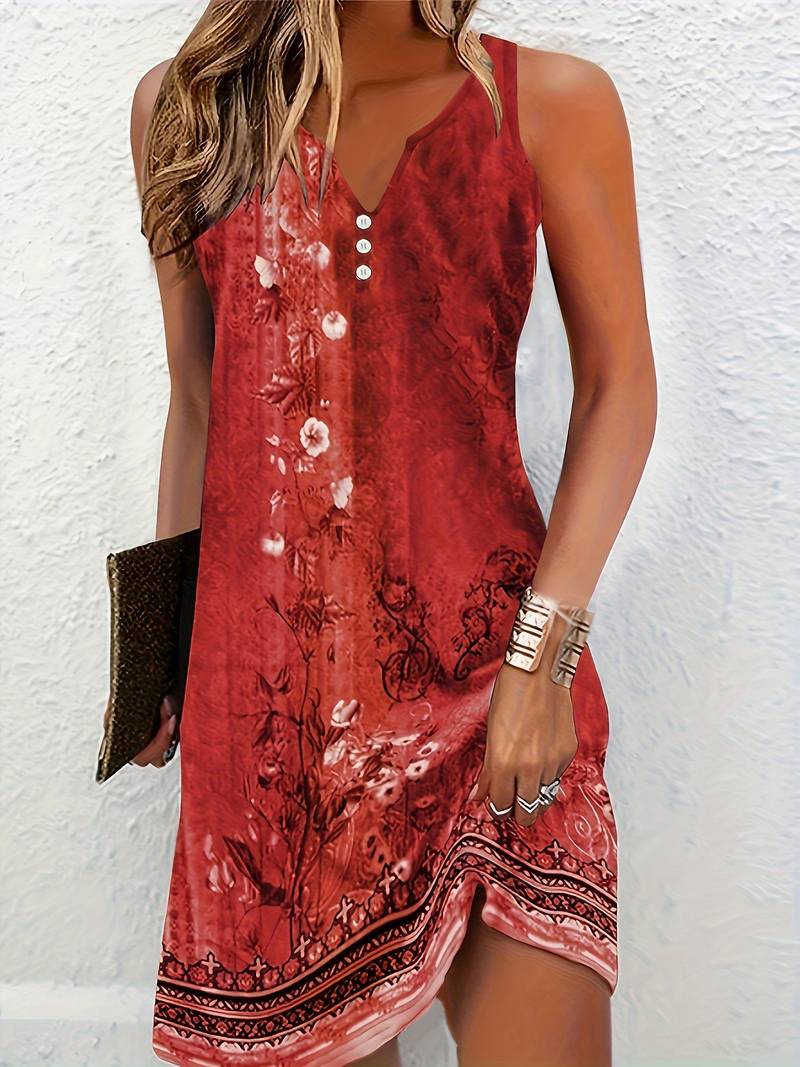 Mouwloze Jurk Elizabeth Zomerjurk Vrouw - Mode Vibes