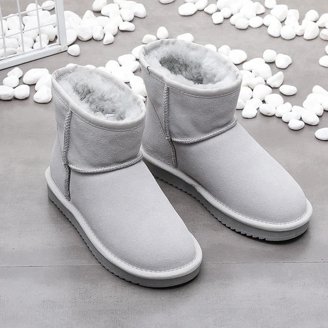 Dames Winterboots Fleece Gevoerd Warm en Waterdicht