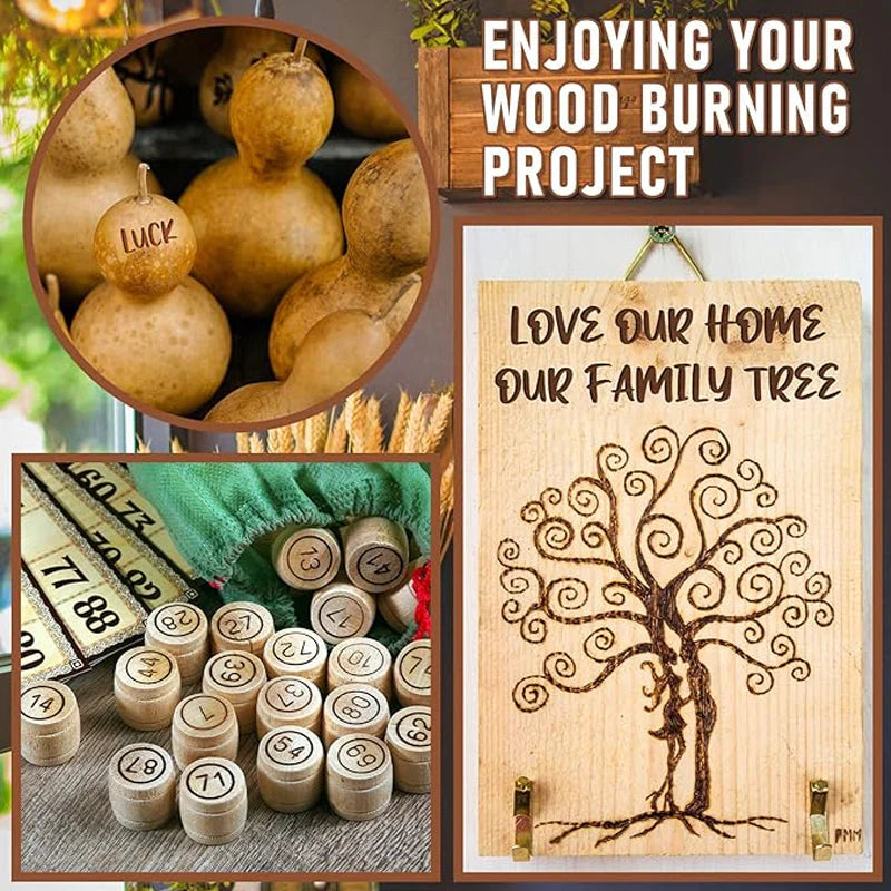 DIY Brandgraveerset AlphaCraft voor Hout en Metaal