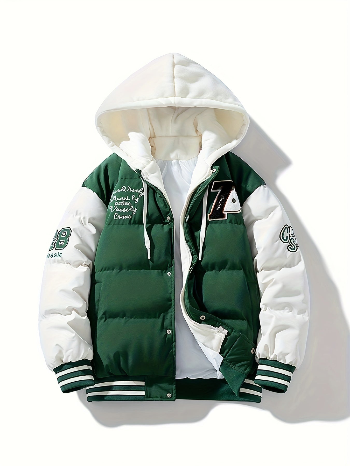 Heren Pufferjas Warm Waterdicht met Capuchon - Mode Vibes