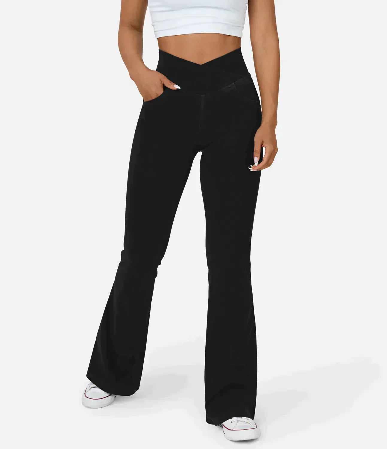 Dames Jeans Bootcut Rode Stijlvolle Broek