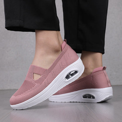 Dames Comfortabele Orthopedische Sneaker Wedge Ballerina