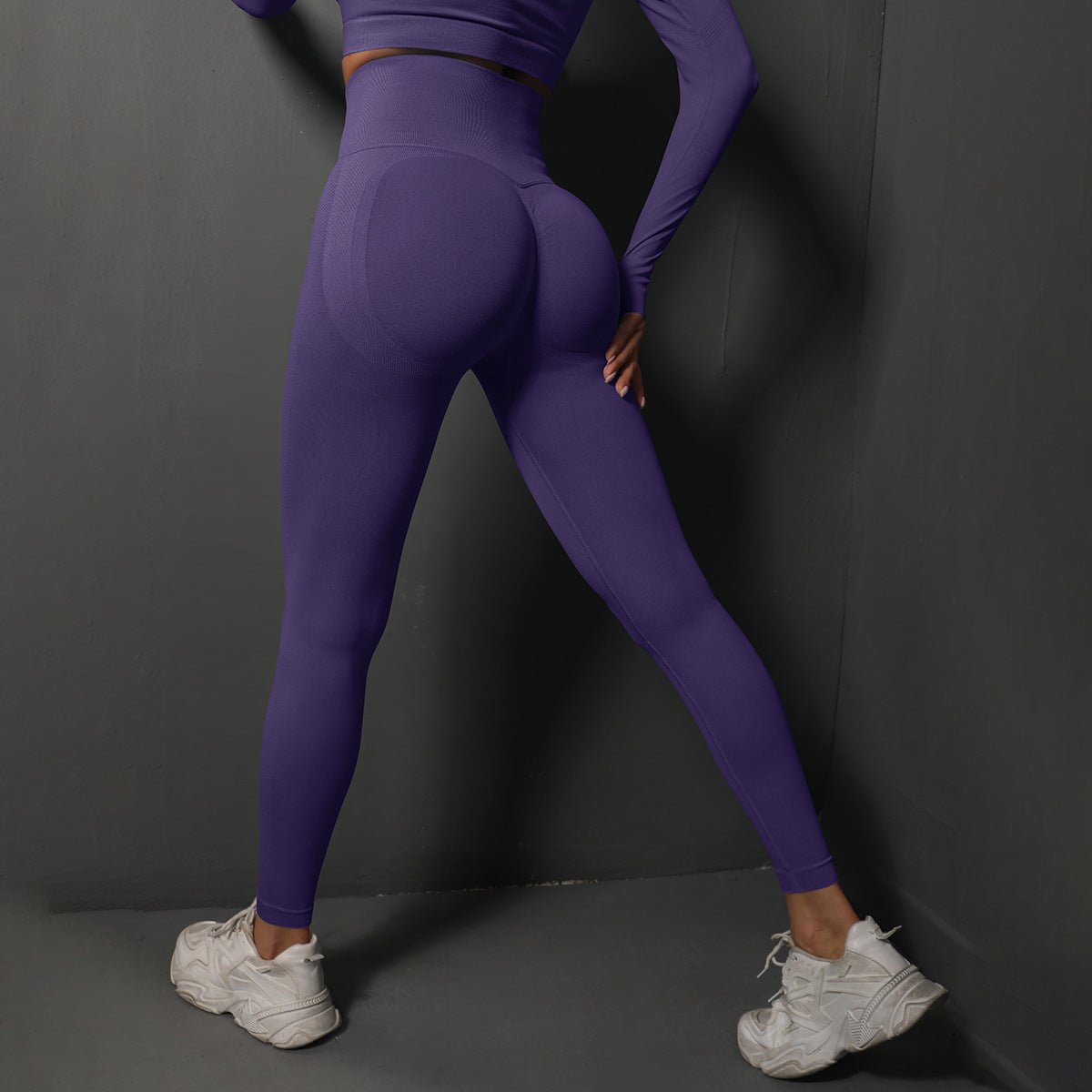 Dames Sportlegging Hoge Taille Elastisch Zwart