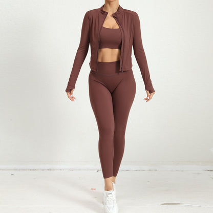 Dames Sportset 3-Delig Comfortabel Trainen - Mode Vibes