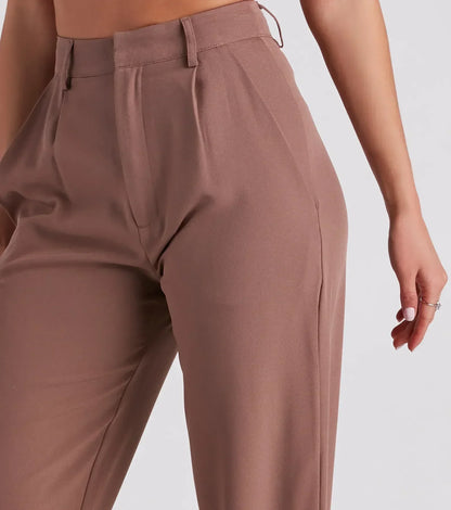 Slanke Broek Moderne Pasvorm voor Mannen