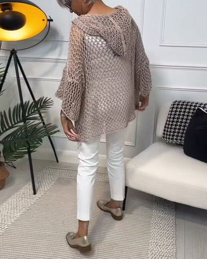 Leonora | Maglione in pizzo dal taglio ampio