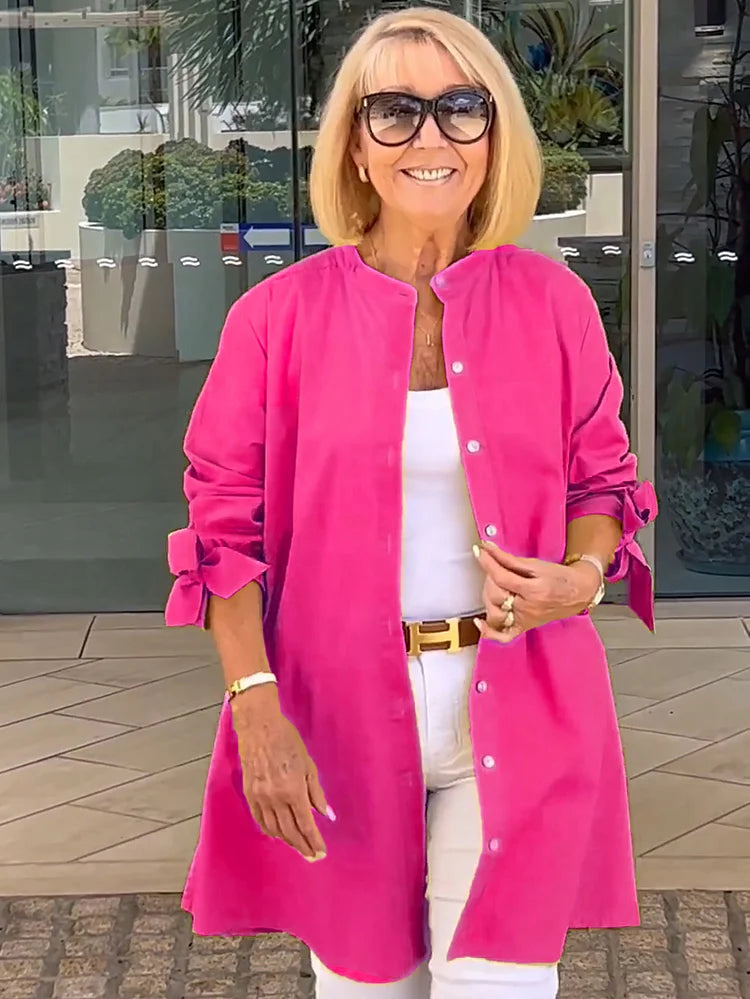 Lange Blousejurk Ademend en Licht Modaal